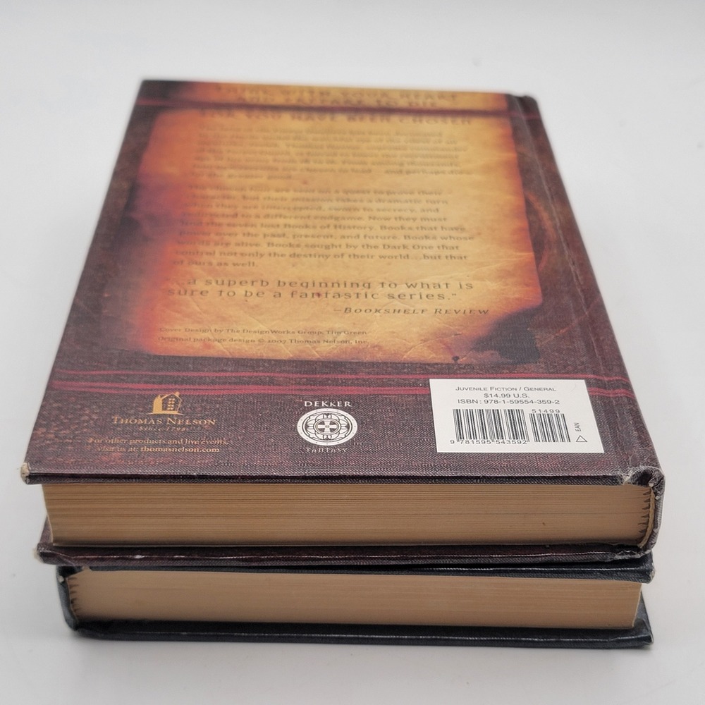 Ted Dekker The Lost Books Chosen Infidel Hardcover 1st Edition Fantasy Set Good - Picture 6 of 16